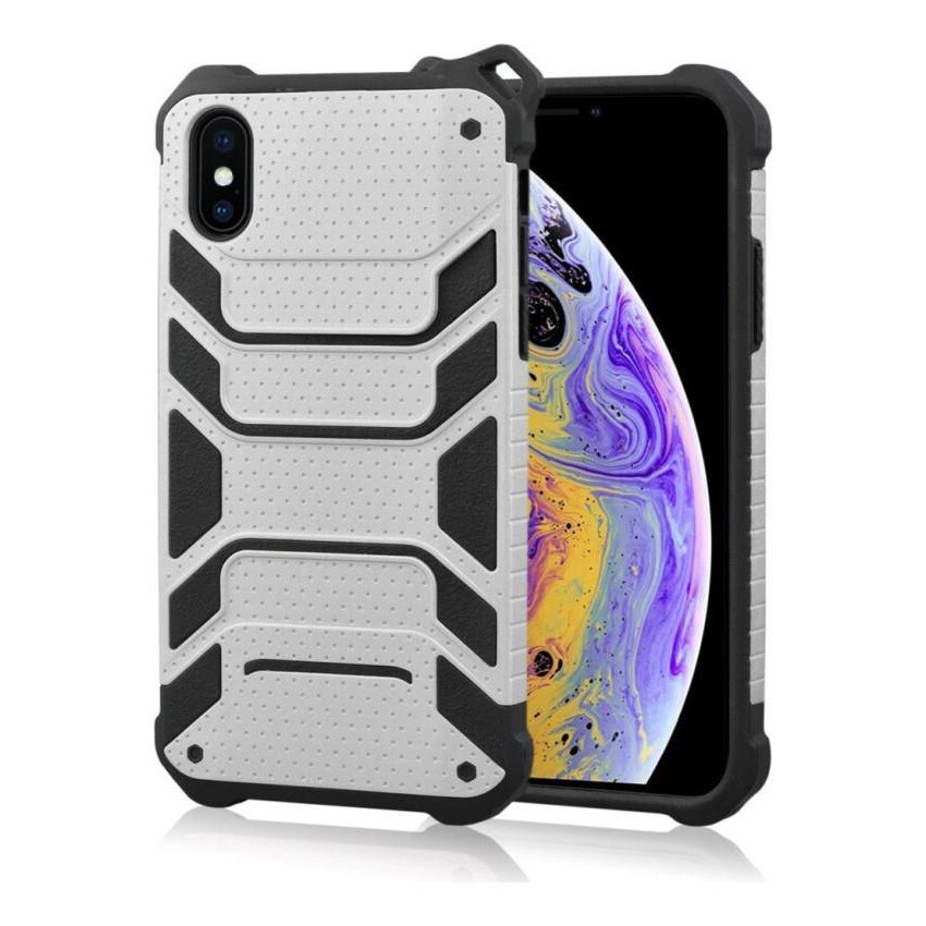 Husa compatibila cu APPLE iPhone X - Spider armor (silver)Paramount