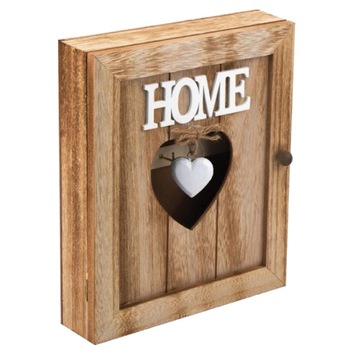 Suport pentru chei decorativ din lemn, HOME, 21 x 6 x 26 cm Suport pentru chei decorativ din lemn, HOME, 21 x 6 x 26 cm