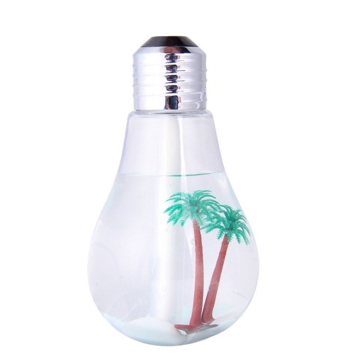 Umidificator bec cu ultrasunete si lumina colorata, Tescomak, 0713-016