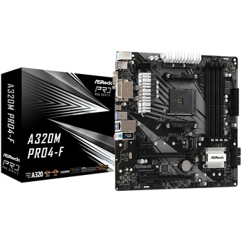 Placa de baza ASRock A320M PRO4-F, Socket AM4 Placa de baza ASRock A320M PRO4-F, Socket AM4