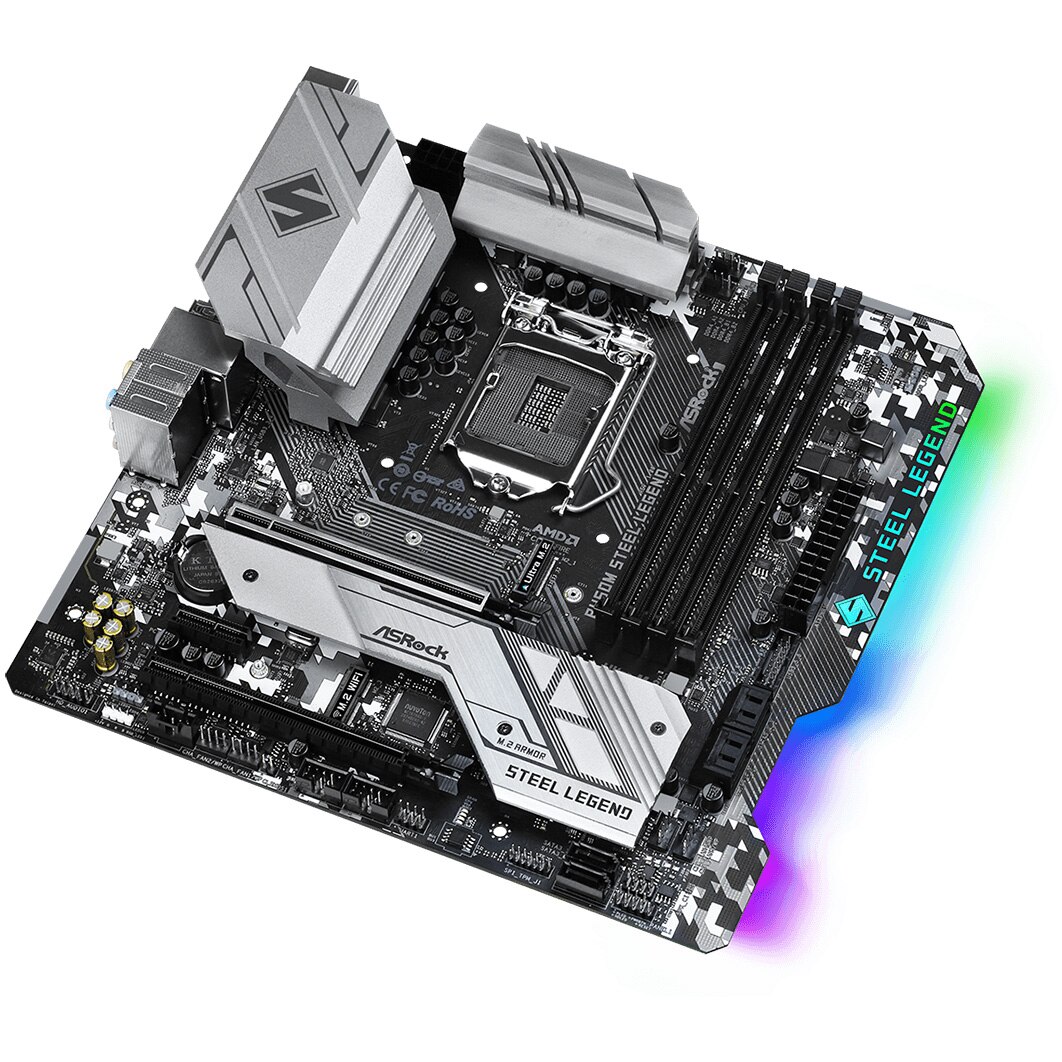 Placa de baza ASRock B460M STEEL LEGEND, Socket 1200 - eMAG.ro