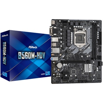 Placa de baza ASRock B560M-HDV, Socket 1200 Placa de baza ASRock B560M-HDV, Socket 1200