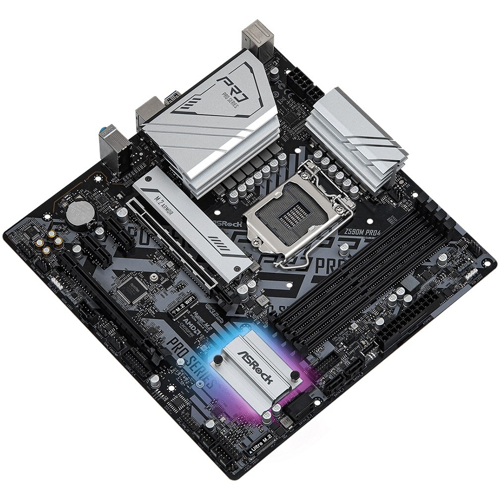Placa de baza ASRock Z590M PRO4, Socket 1200 - eMAG.ro
