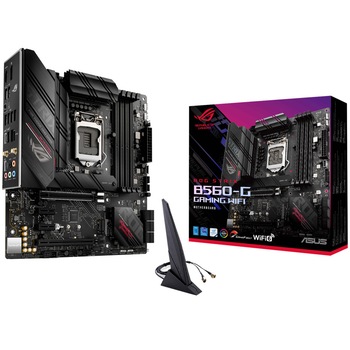 Placa de baza ASUS ROG STRIX B560-G GAMING WIFI, Socket 1200 Placa de baza ASUS ROG STRIX B560-G GAMING WIFI, Socket 1200