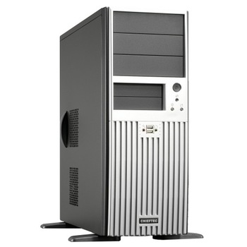 Carcasa Chieftec Miditower BG-02B-B-SL-350, UNI Series, 350W, Negru/Argintiu Carcasa Chieftec Miditower BG-02B-B-SL-350, UNI Series, 350W, Negru/Argintiu