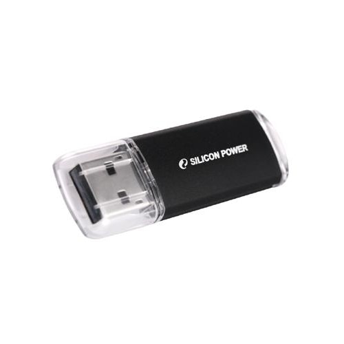 Flash Pen Silicon Power 16GB, Ultima I, USB 2.0, Aluminiu, Negru, Retail