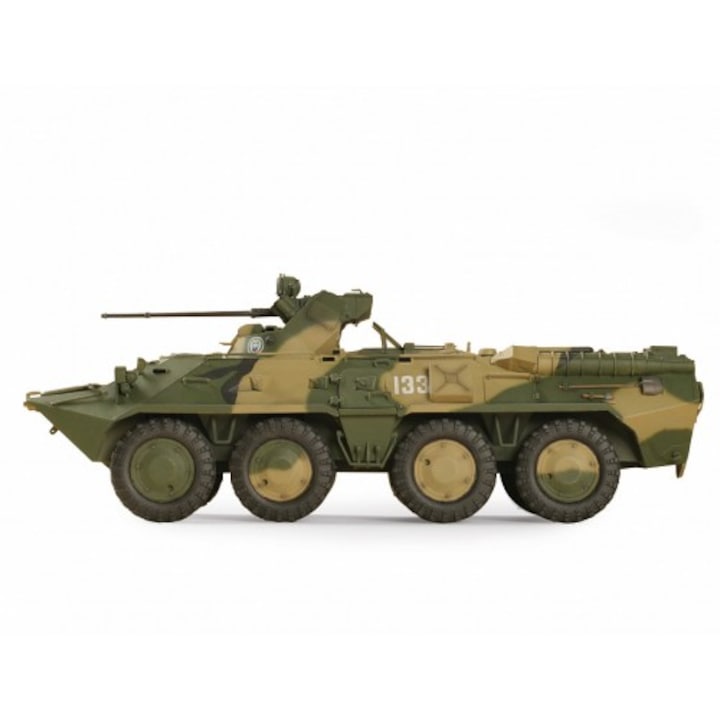 Macheta Militara de construit Zvezda BTR-80A Russian Armored Personnnel Carrier 1:35 ZVEZ 3560