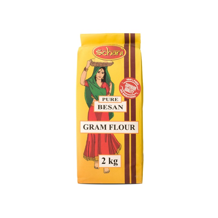 Faina de Naut, Gram Flour Besan 2Kg - Schani