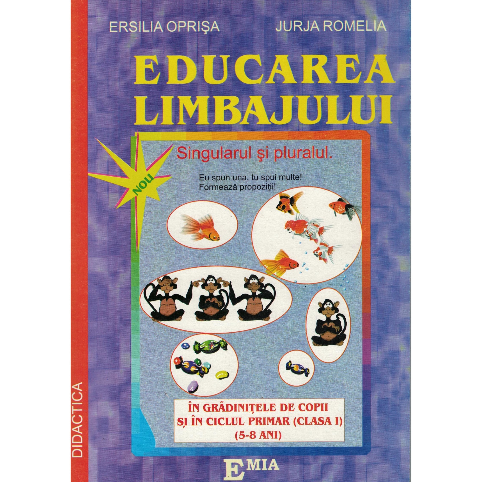 Educarea limbajului 5-8 ani. Termeni gramaticali simpli