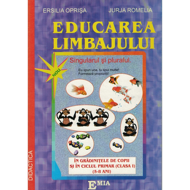 Educarea limbajului 5-8 ani. Termeni gramaticali simpli