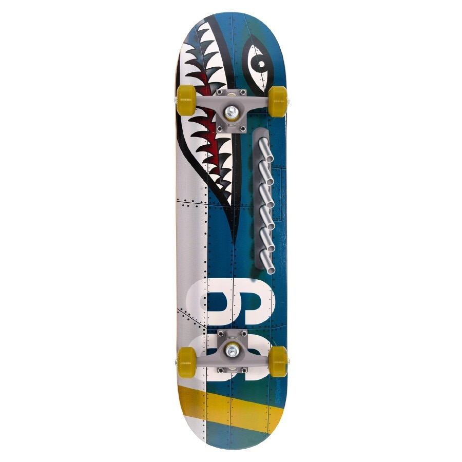 Skateboard Streetsurfing, ABEC-7, Aluminiu, 79 cm, Shark Fire