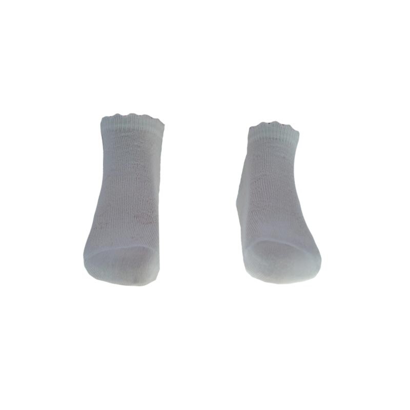 Sosete pentru fete Milusie B2258, Alb 3-6 luni