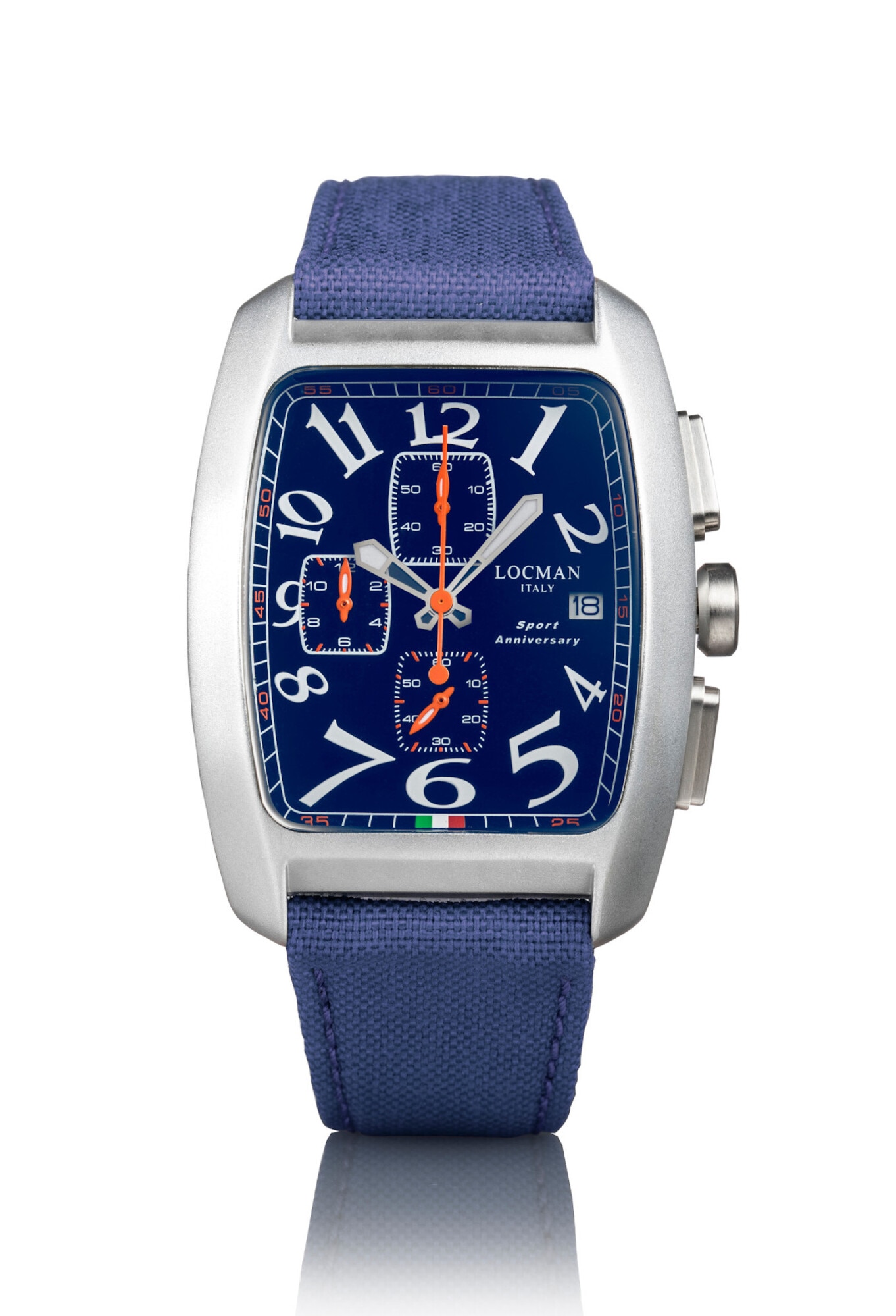Ceas analogic, Locman, 0470L02S-LLBLORCB, Quartz, Albastru/Argintiu