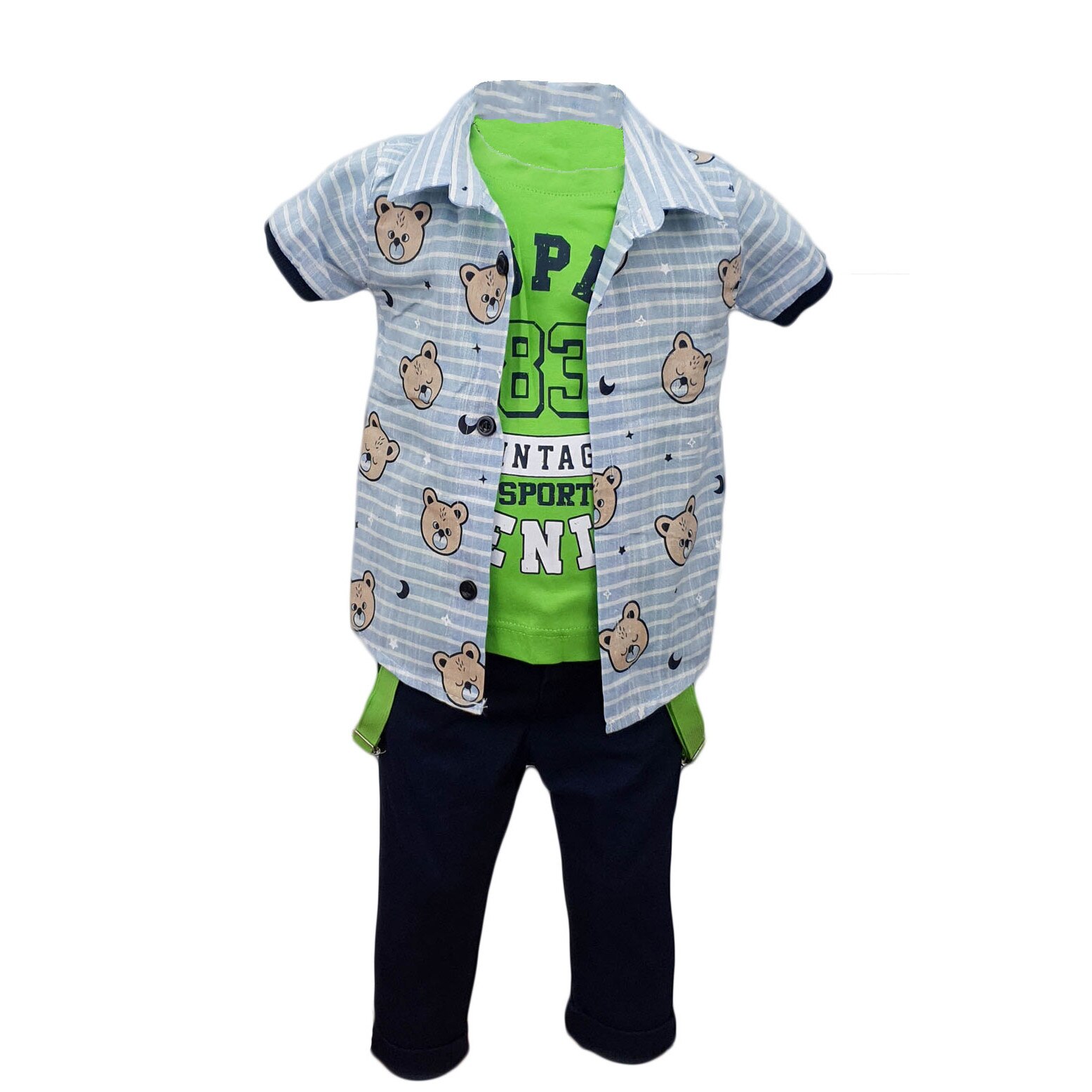 Compleu baieti Fantasia Land, Multicolor