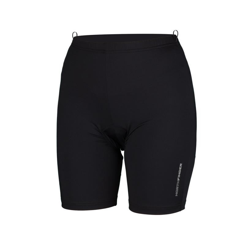 Pantaloni scurti ciclism femei NORTHFINDER Rosewa2 BE-4332MB, Negru, M