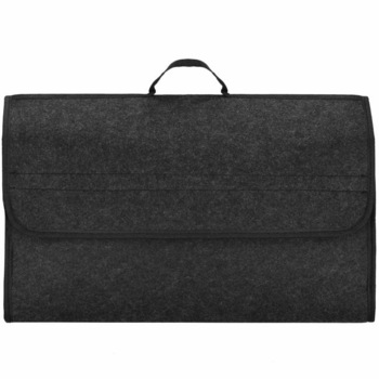 Cutie depozitare cu capac pliabila, din fetru negru 50X31X16 cm Cutie depozitare cu capac pliabila, din fetru negru 50X31X16 cm