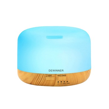 Umidificator de Aer cu, DEWINNER, 300 ml , LED 7 culori Difuzor, Ultrasunete Umidificator de Aer cu, DEWINNER, 300 ml , LED 7 culori Difuzor, Ultrasunete