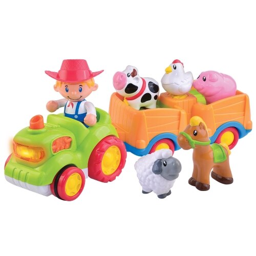 Tractor muzical Imaginarium Macdonald's Musical cu animale si activitati, sunete si lumini