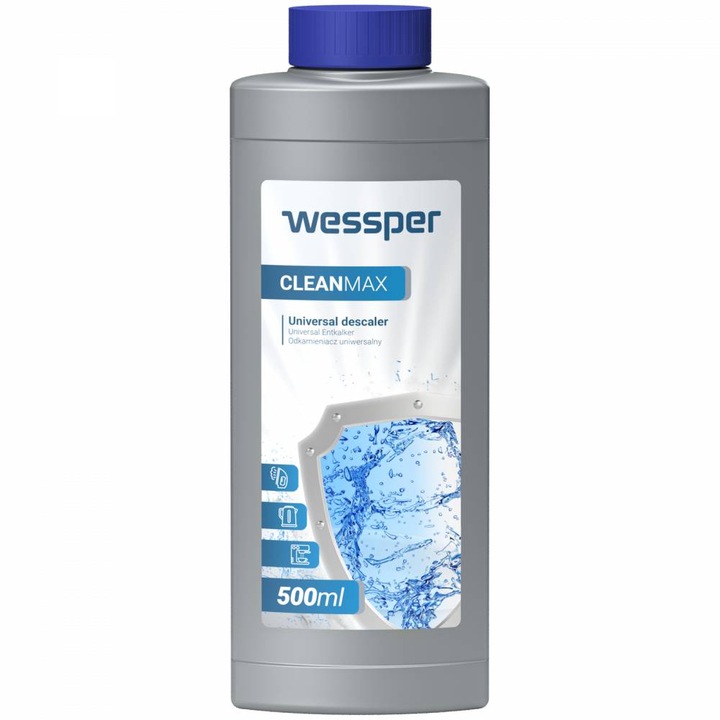 Solutie pentru indepartare calcar din filtru cafea WESSPER, 0,5 L