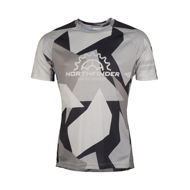 Tricou ciclism barbati NORTHFINDER Derinky TR-3536MB, Negru, M