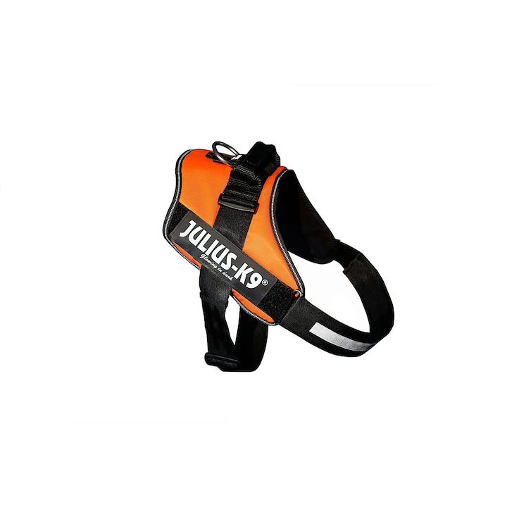 Julius K9 IDC Power колан за кучета, среден размер, 28 - 40 кг, оранжев UV neon
