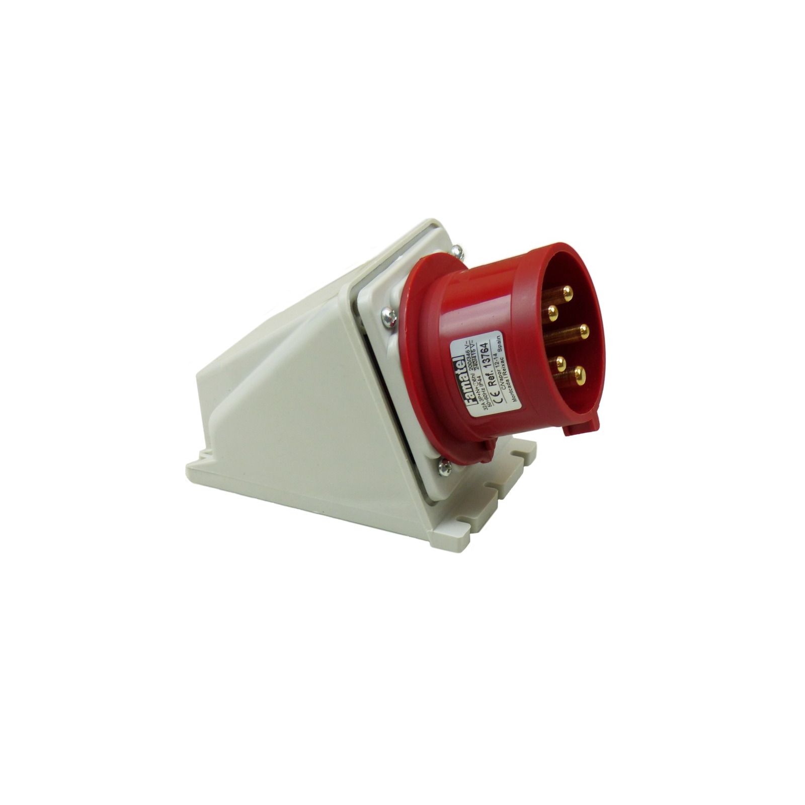 Fisa fixa industriala trifazata Famatel 400V 5 poli 32A 6h IP44