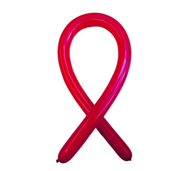 Комплект балони, 115 см х 4 см, 12 броя, Дълъг