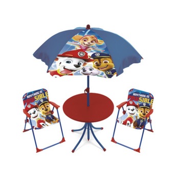 Set 2 scaune, masuta si umbrela pentru copii , Paw Patrol Set 2 scaune, masuta si umbrela pentru copii , Paw Patrol