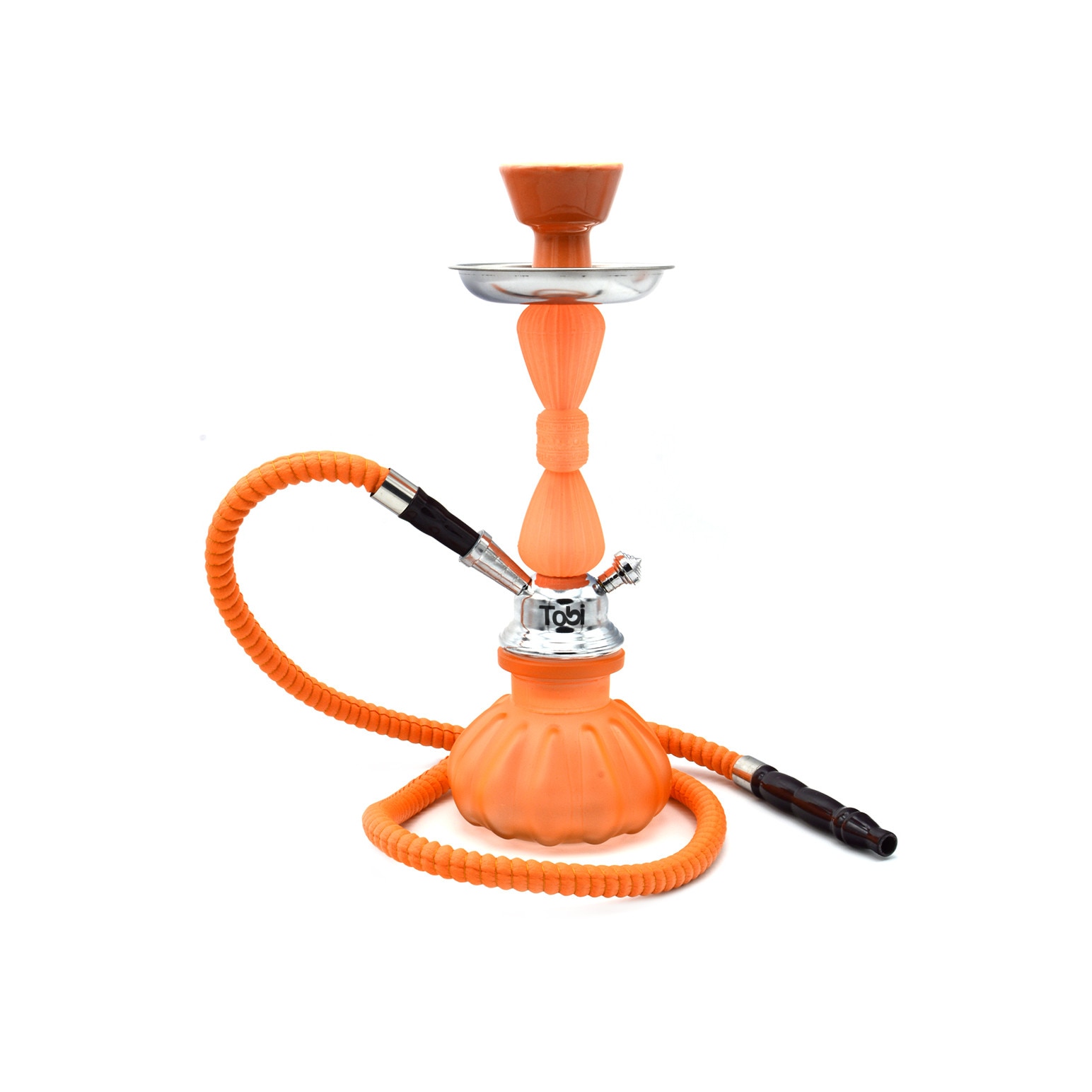 Narghilea Tobi, Esna, 1 furtun, Portocaliu, 30 cm