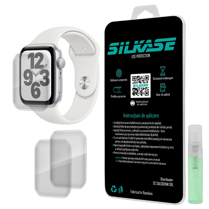 3 db szilikon SILKASE regenerálódó fólia Watch SE/5/6 44mm, Full-display