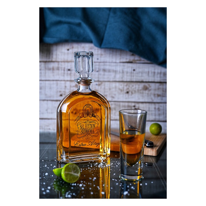 Tablou canvas - Sticla de tequila, 1 piesa, Multicolor, 70 x 50 cm