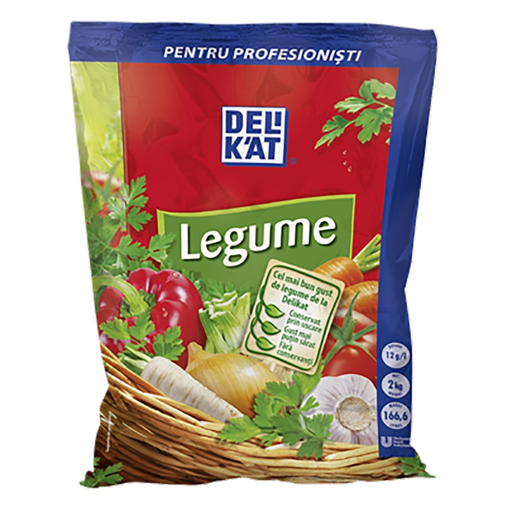 Condiment Professional cu Gust de Legume, 2 Kg, Delikat