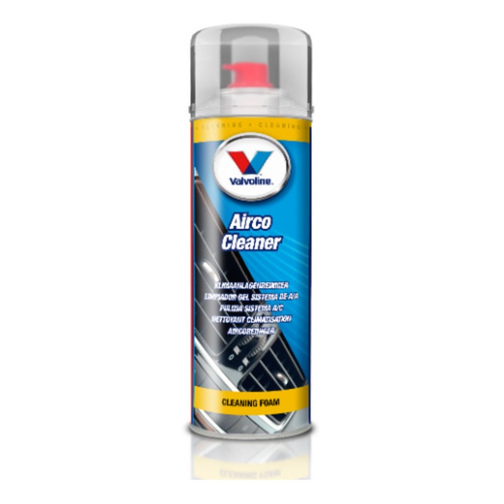 Разтвор за автомобил Valvoline, Airco Refresher спрей за почистване и дезинфекция на AC система, вентилация, тръбопроводи, 500 мл