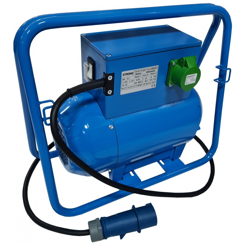 Convertizor electric Strong SK18MT, alimentare 230V, putere 1,8kVA, curent debitat 24,7A, 2 prize