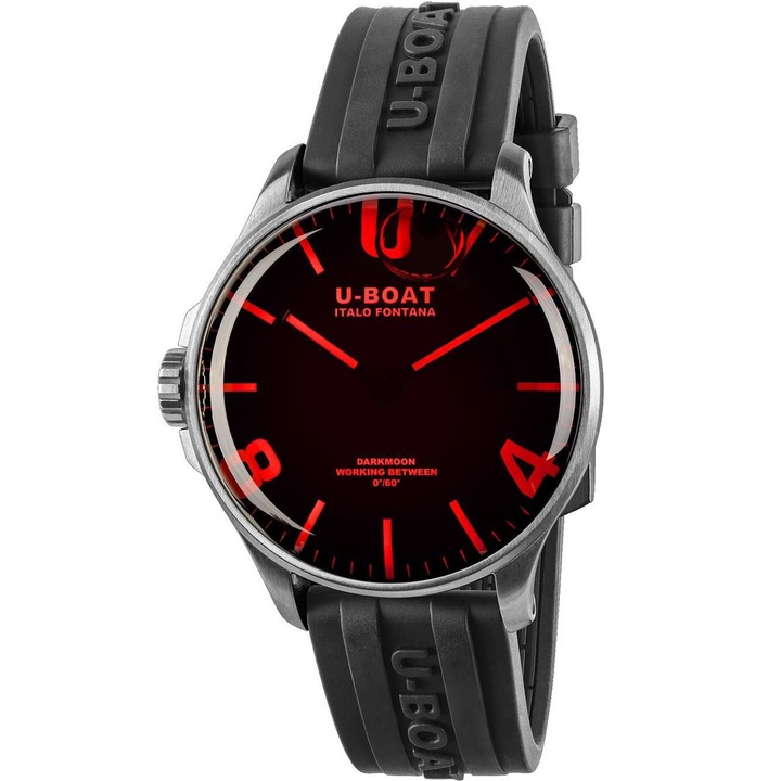 Ceas barbatesc U-Boat 8465/A, Quartz, 44mm, 5ATM, Gri