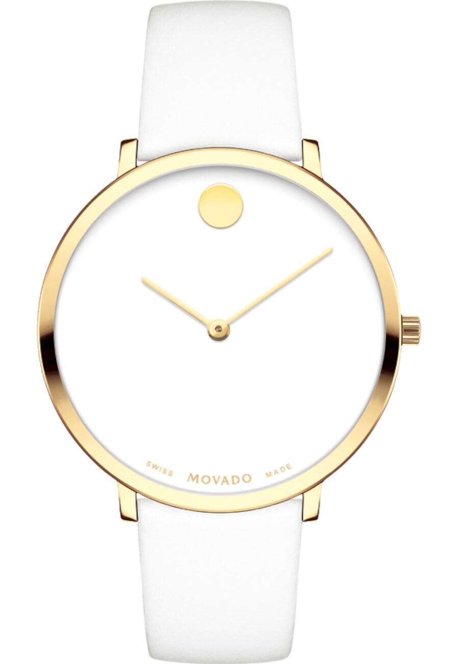 Ceas unisex Movado 0607138, Analog, Alb