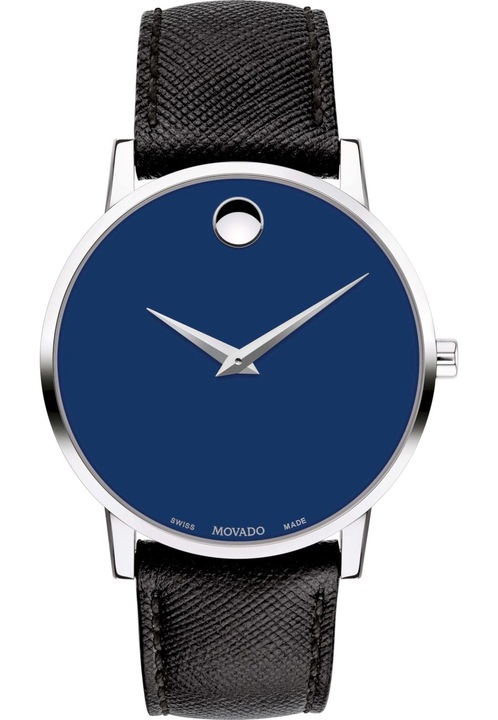 Uniszex óra, Movado 607197, Rozsdamentes acél, Fekete