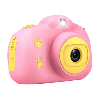 Aparat foto compact pentru copii, cu functie selfie, flash LED, Senzor HD, 3 Jocuri Aparat foto compact pentru copii, cu functie selfie, flash LED, Senzor HD, 3 Jocuri