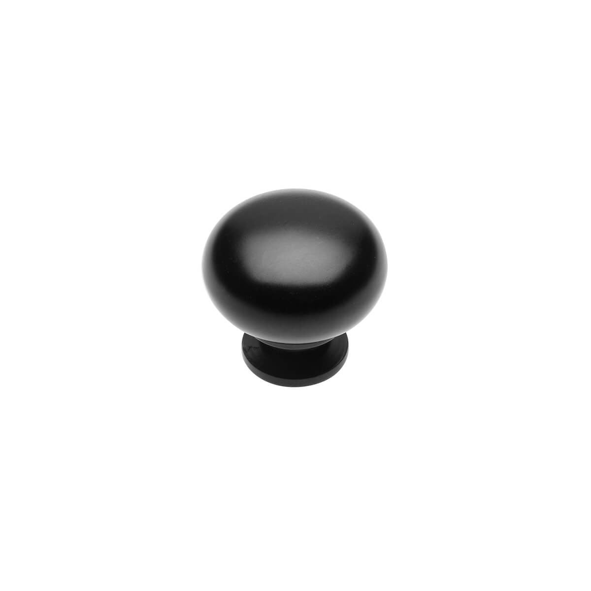 Buton BERGAMO 32x30 mm, negru