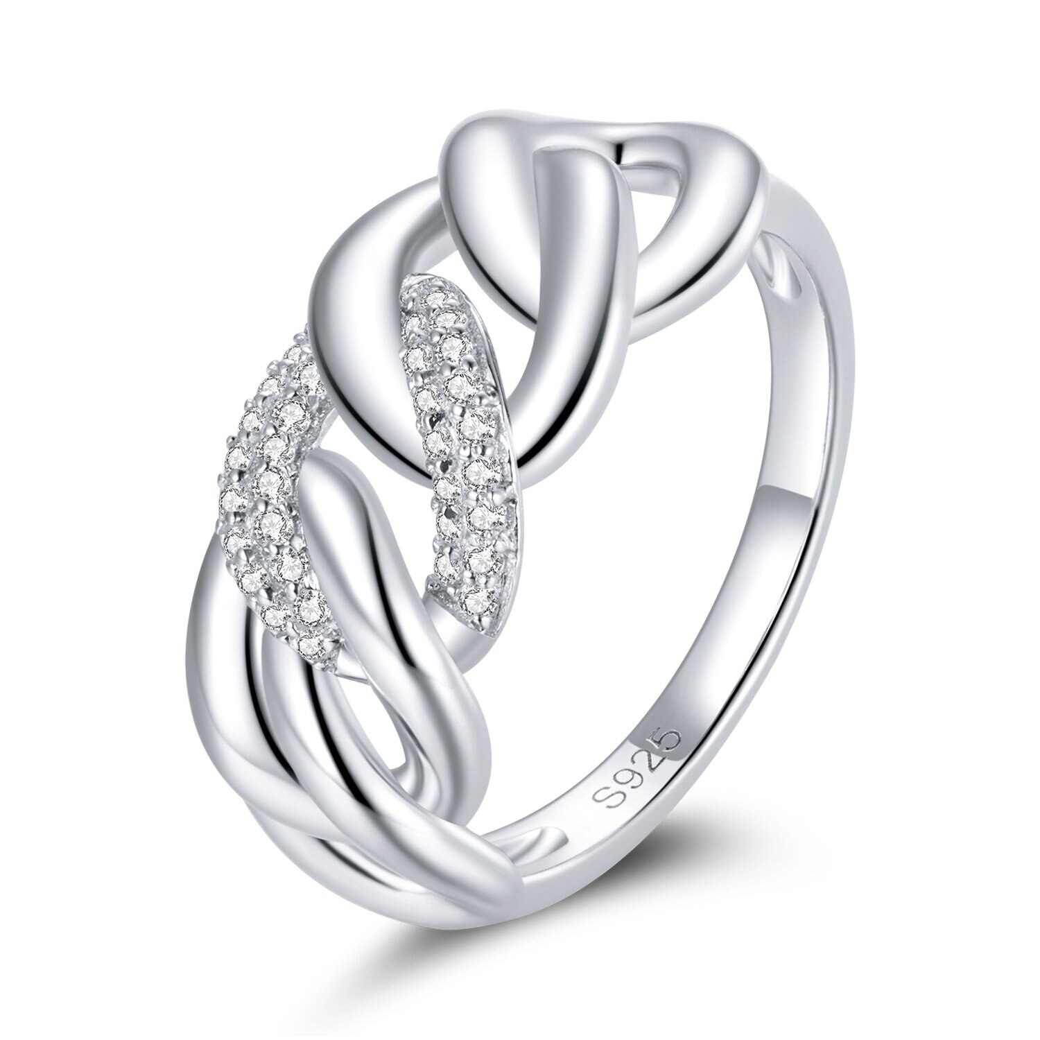 Inel din argint Chain Ring