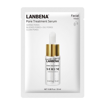 Masca faciala, Lanbena, Ser, Tratament pentru pori, 25ml Masca faciala, Lanbena, Ser, Tratament pentru pori, 25ml