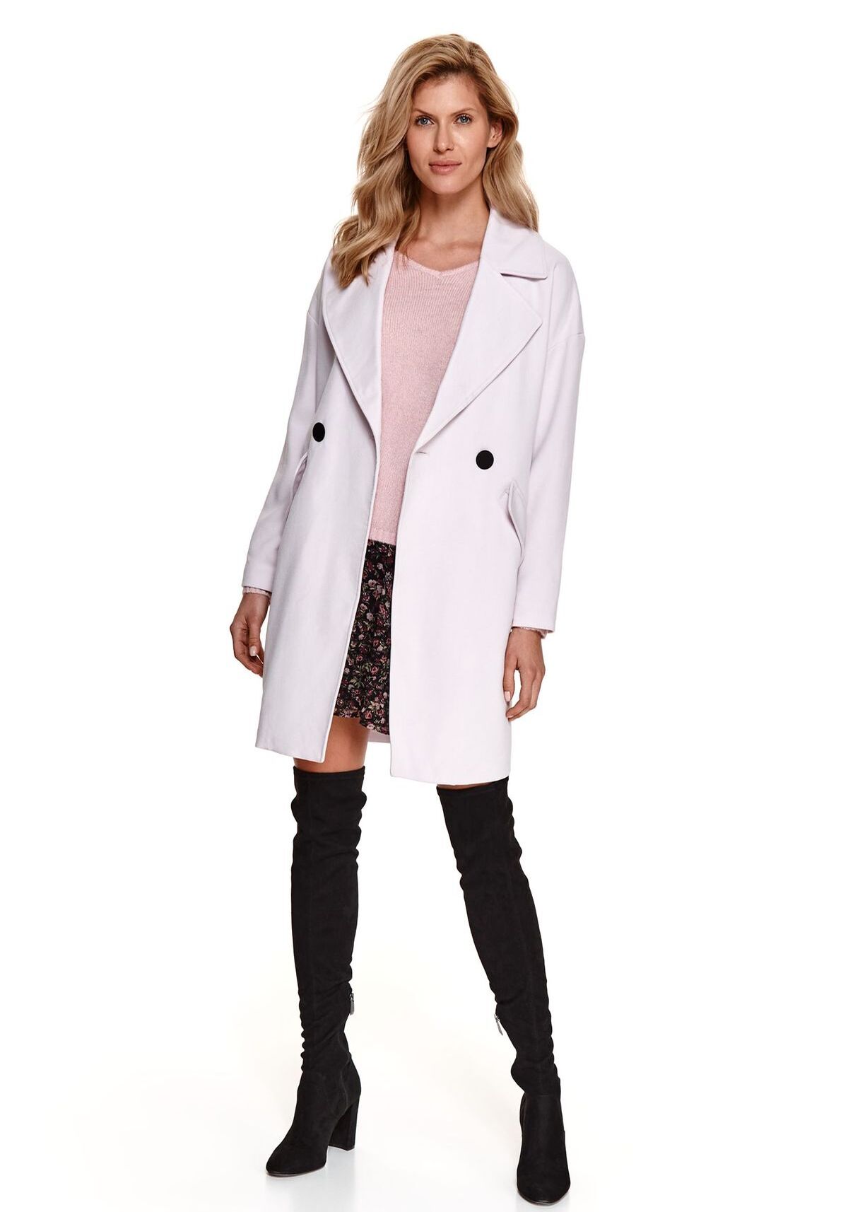 Palton pentru femei, TOP SECRET, SPZ0587, Violet