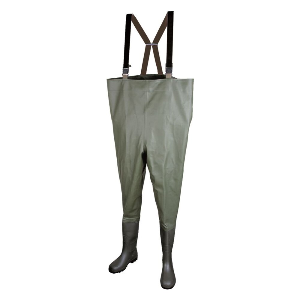 Cizme de lucru tip pescar CHEST WADERS OB, culoare verde, marimea 45