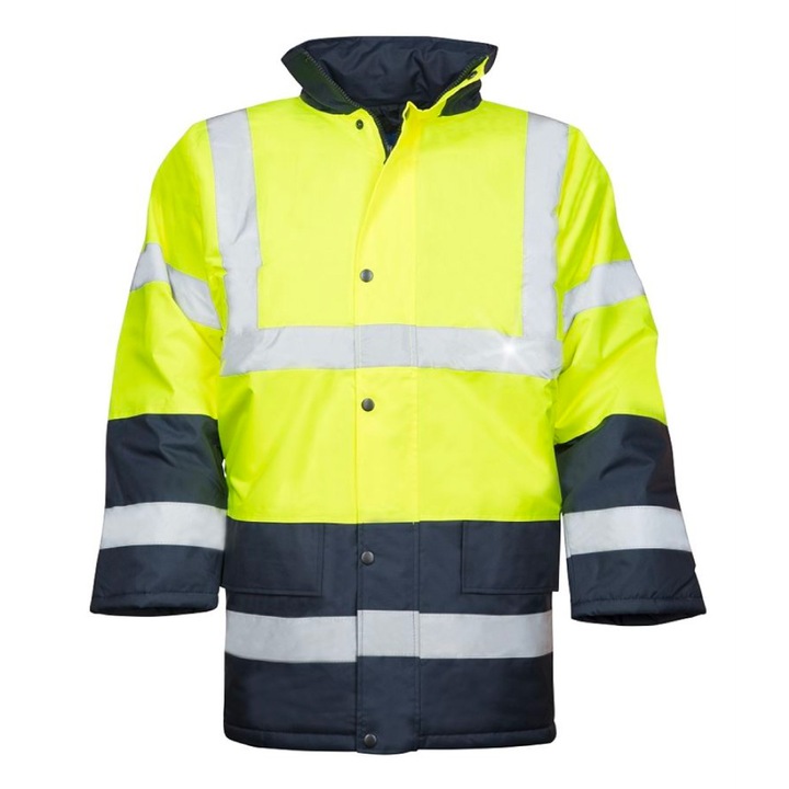 Jacheta de lucru reflectorizanta REF 601, culoare galben, marimea M