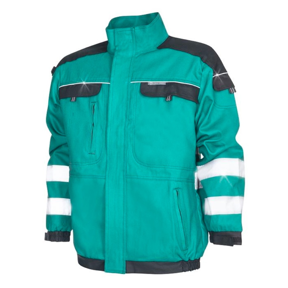 Jacheta de lucru reflectorizanta COOL TREND, culoare verde, marimea 50