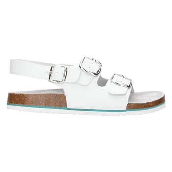 Sandale de vara cu bareta pentru barbati MERKUR, culoare alb, marimea 42 Sandale de vara cu bareta pentru barbati MERKUR, culoare alb, marimea 42