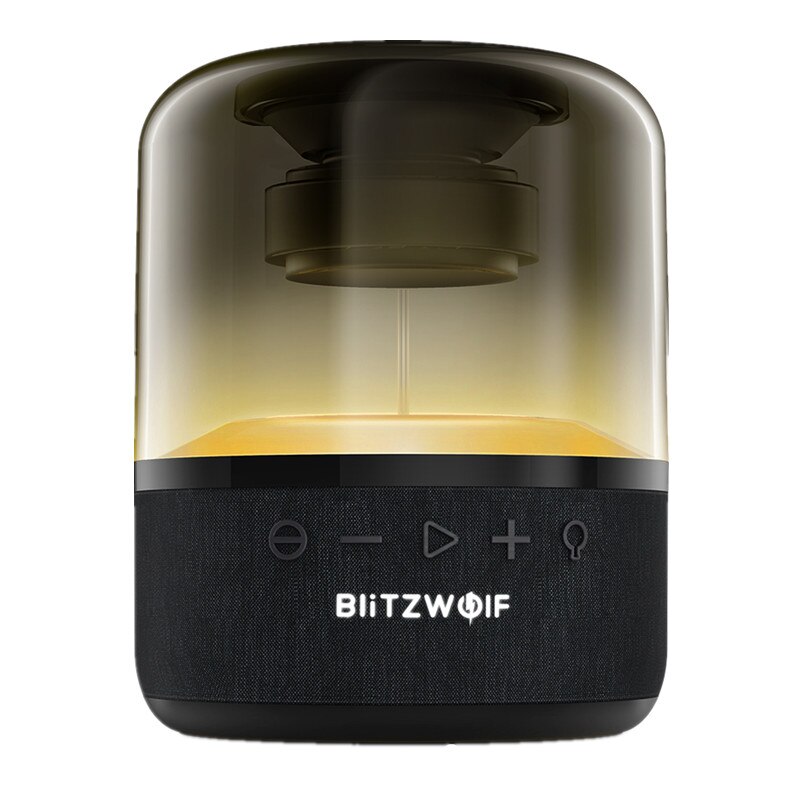 Boxa wireless BlitzWolf, 20W, Bluetooth 5.0, 360 °, Baterie 2000mAh, Funcție TWS, RGB, Negru