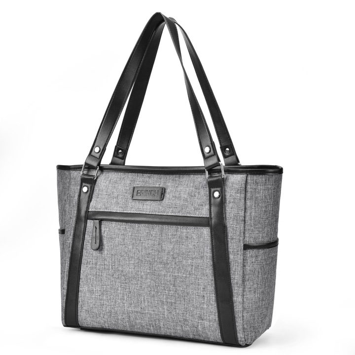 Univerzális laptoptáska 15,6" BRINCH, nylon, szürke