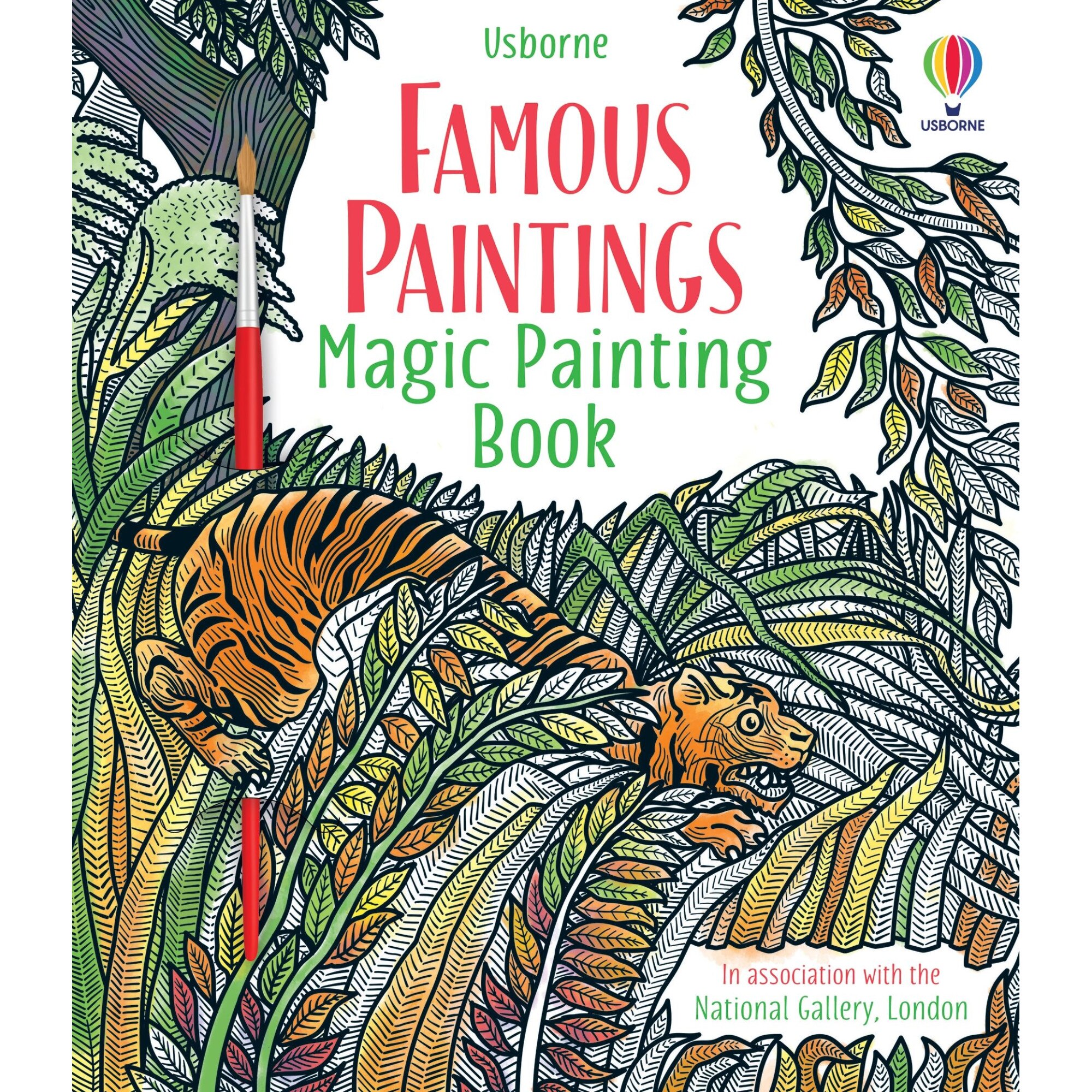 Famous Paintings Magic Painting Book, Rosie Dickins, Usborne