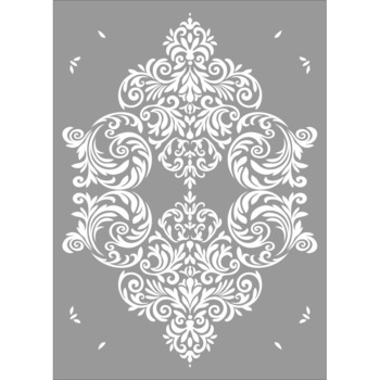 Sablon Refolosibil Repetitiv Damask 820*590mm - SP76-1 Sablon Refolosibil Repetitiv Damask 820*590mm - SP76-1
